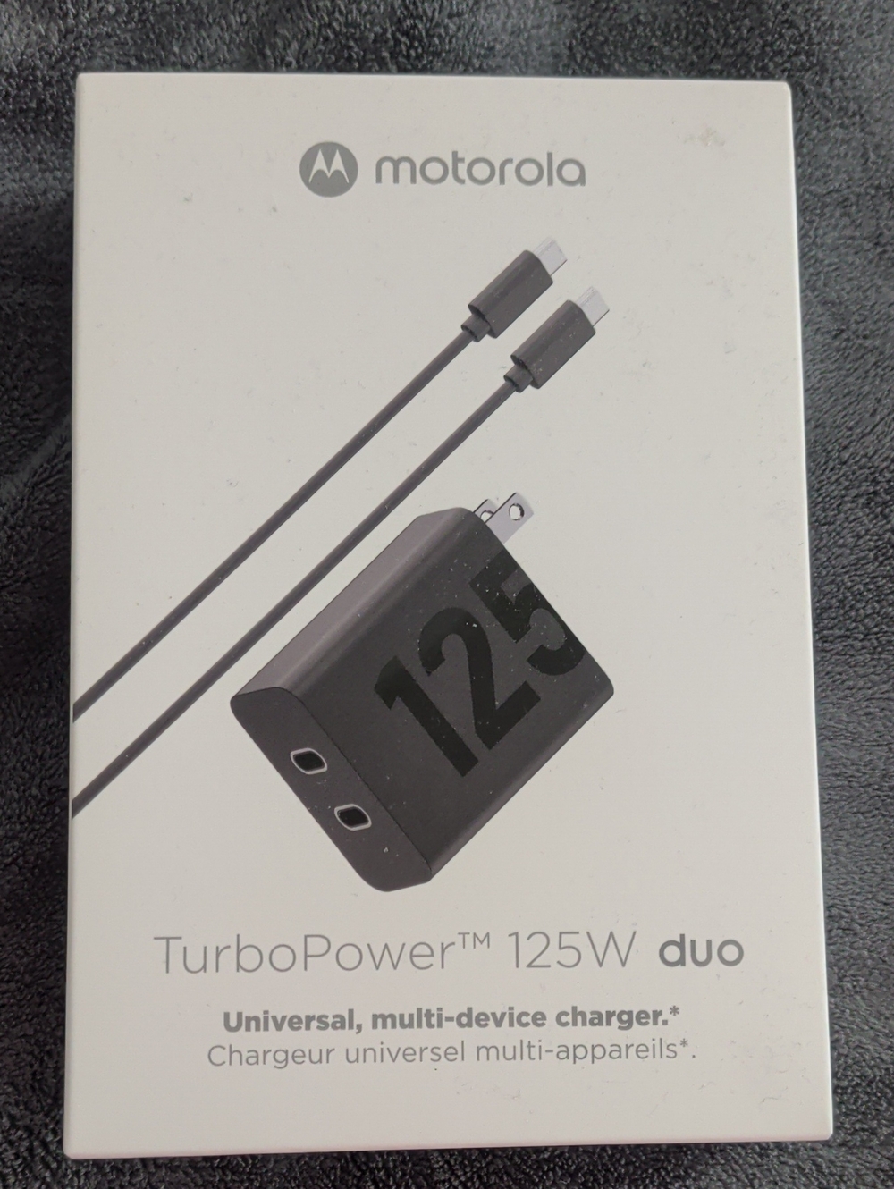 Motorola TurboPower 125W Duo New In Box